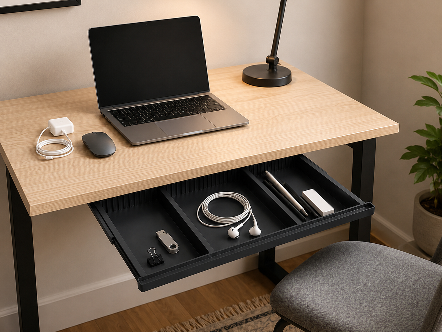 ORDEX drawer adjustable dividers in use